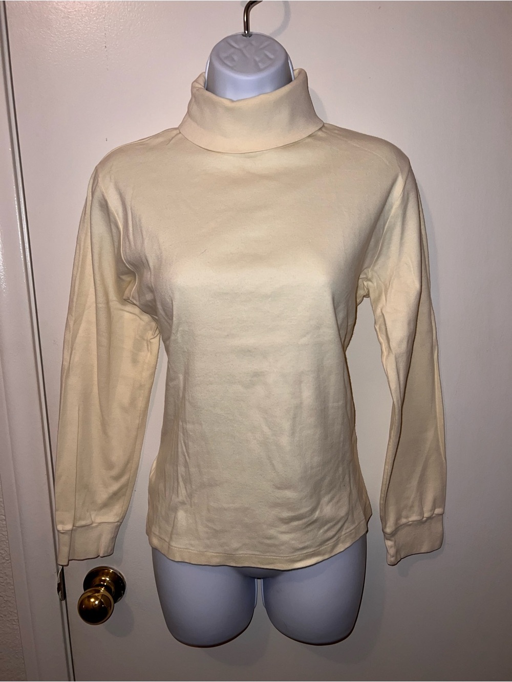 J. Crew butter yellow Turtleneck Long-Sleeve Top